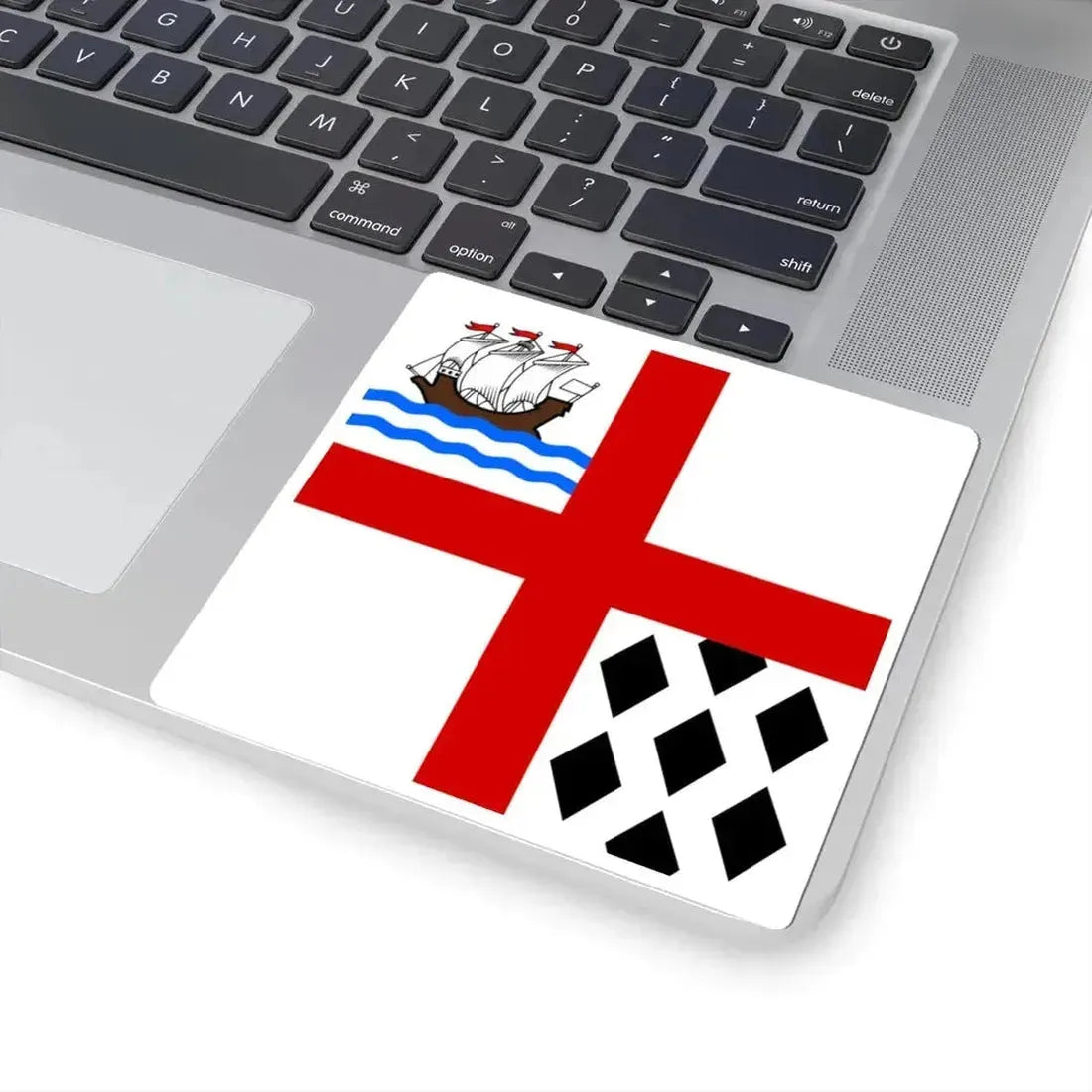 Flag of Nanaimo Canada (Canada) STICKER Vinyl Kiss-Cut Decal - The Sticker Space