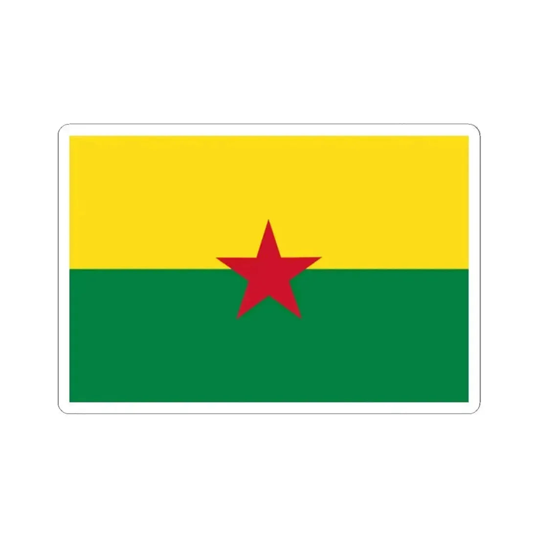 Flag of Nangaritza (Ecuador) STICKER Vinyl Kiss-Cut Decal 2 Inch White - The Sticker Space