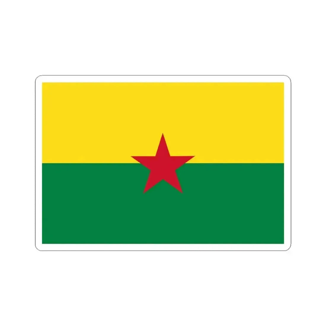 Flag of Nangaritza (Ecuador) STICKER Vinyl Kiss-Cut Decal 3 Inch White - The Sticker Space