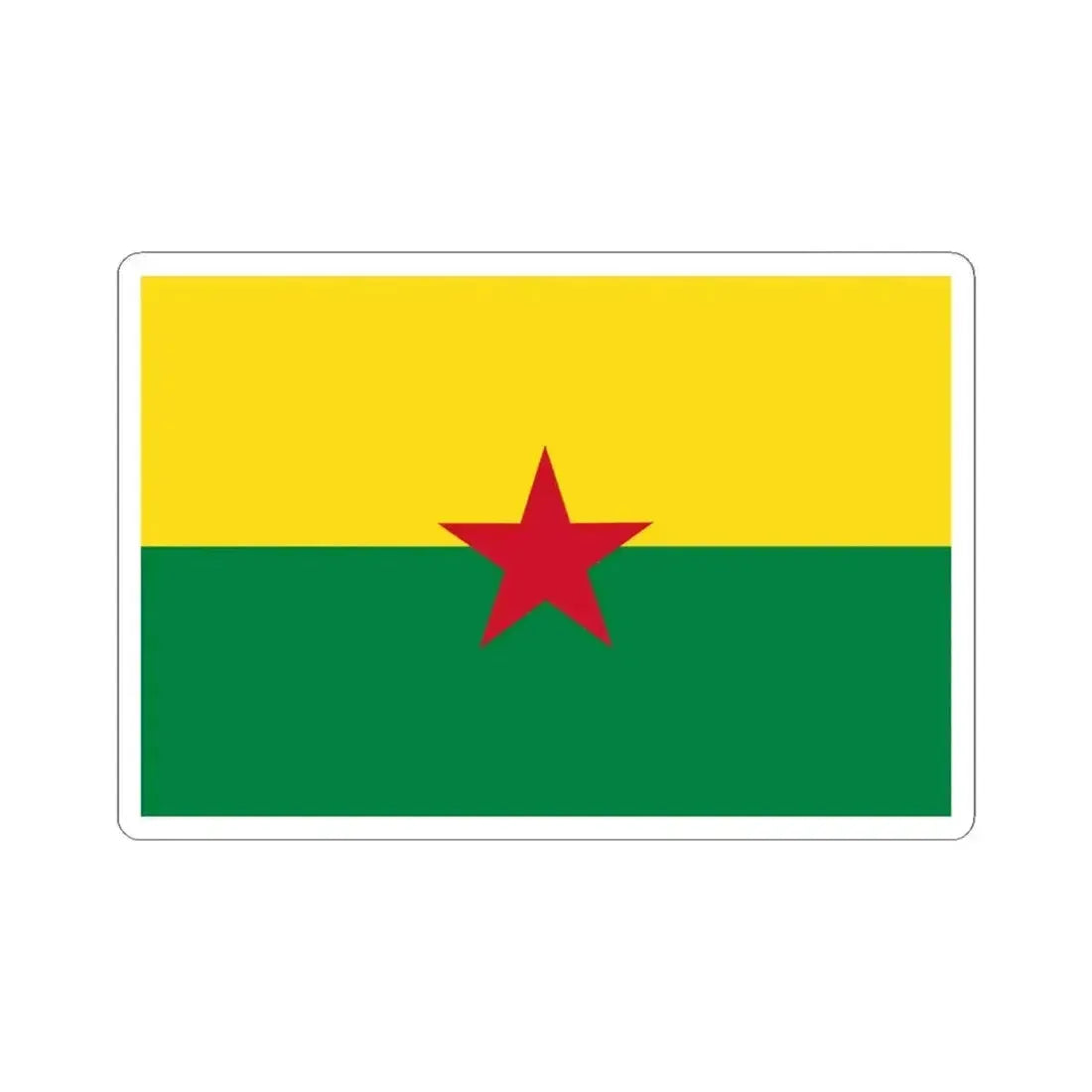 Flag of Nangaritza (Ecuador) STICKER Vinyl Kiss-Cut Decal 4 Inch White - The Sticker Space