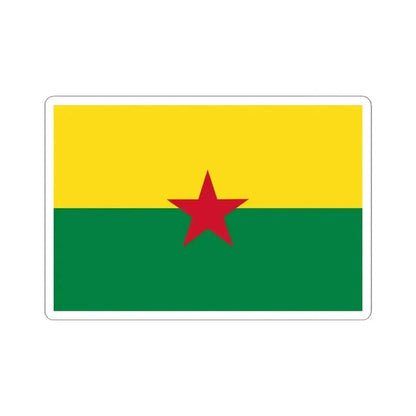 Flag of Nangaritza (Ecuador) STICKER Vinyl Kiss-Cut Decal 4 Inch White - The Sticker Space