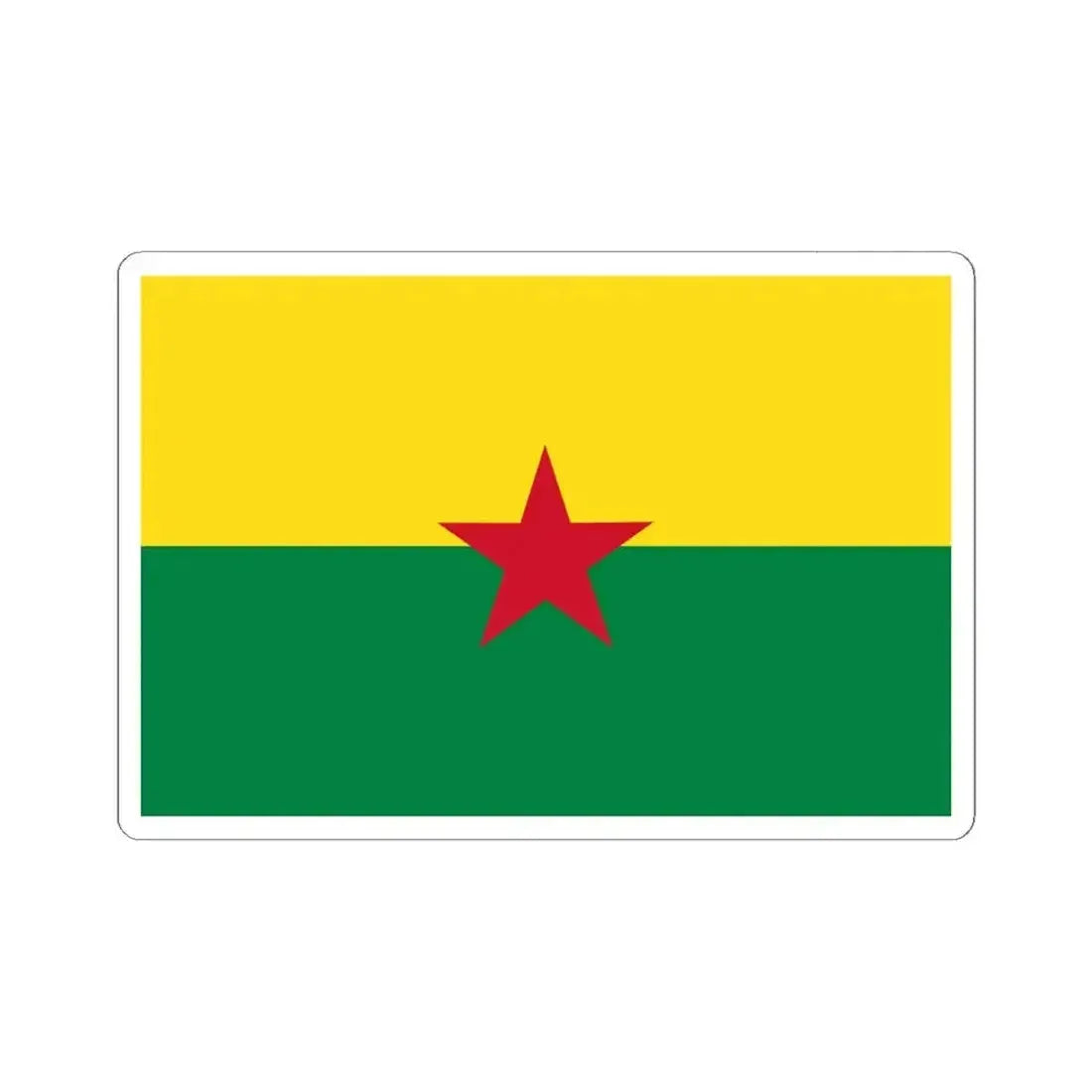 Flag of Nangaritza (Ecuador) STICKER Vinyl Kiss-Cut Decal 6 Inch White - The Sticker Space