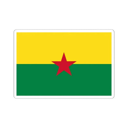 Flag of Nangaritza (Ecuador) STICKER Vinyl Kiss-Cut Decal 6 Inch White - The Sticker Space