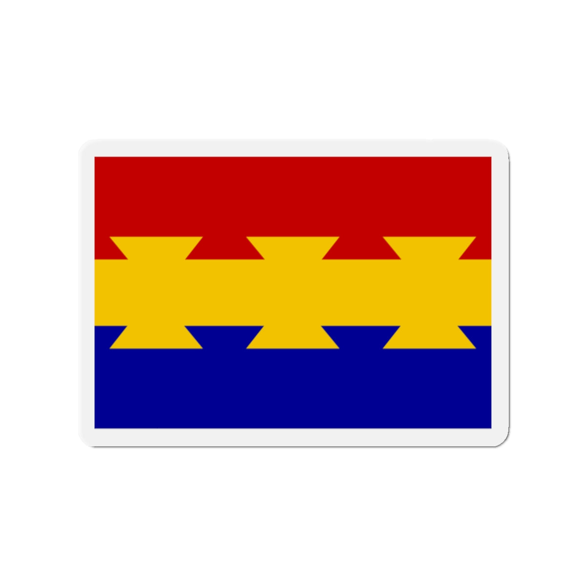 Flag of Nanticoke Pennsylvania - Die-Cut Magnet-2" x 2"-The Sticker Space