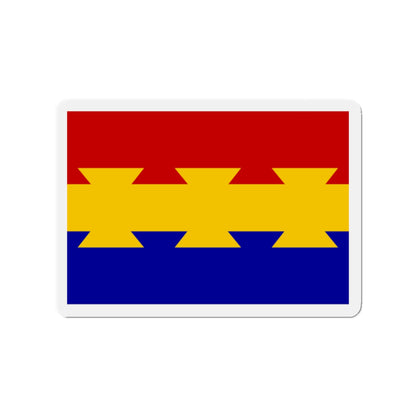 Flag of Nanticoke Pennsylvania - Die-Cut Magnet-2" x 2"-The Sticker Space