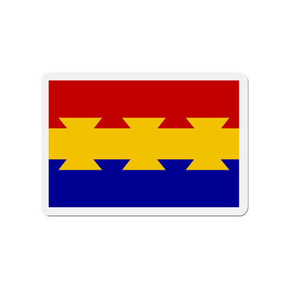 Flag of Nanticoke Pennsylvania - Die-Cut Magnet-3" x 3"-The Sticker Space