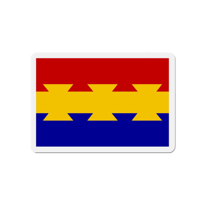 Flag of Nanticoke Pennsylvania - Die-Cut Magnet-4" x 4"-The Sticker Space