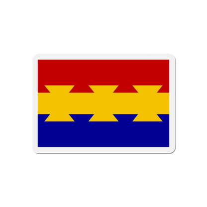 Flag of Nanticoke Pennsylvania - Die-Cut Magnet-5" x 5"-The Sticker Space