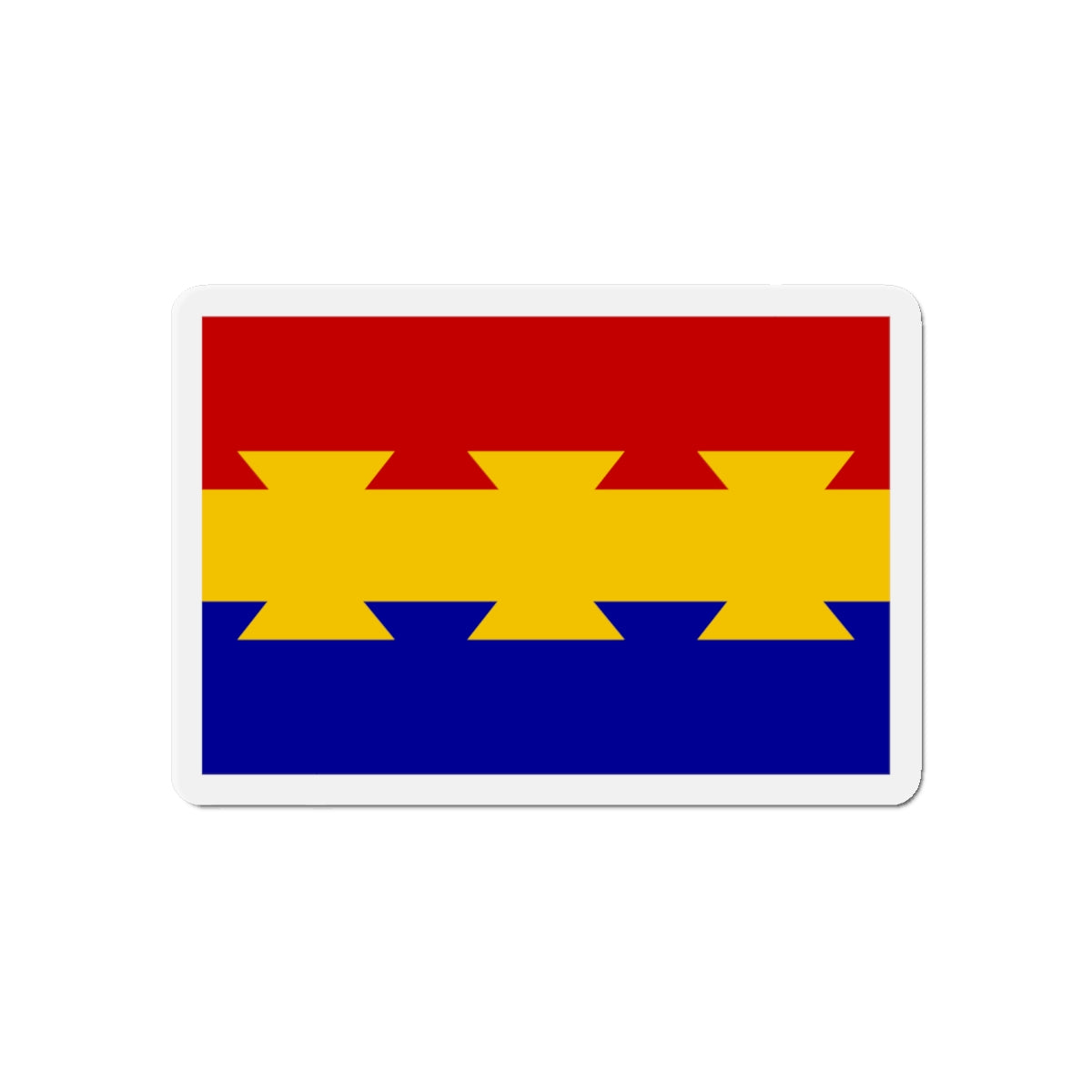 Flag of Nanticoke Pennsylvania - Die-Cut Magnet-6 × 6"-The Sticker Space