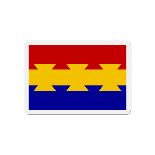 Flag of Nanticoke Pennsylvania - Die-Cut Magnet-6 × 6"-The Sticker Space