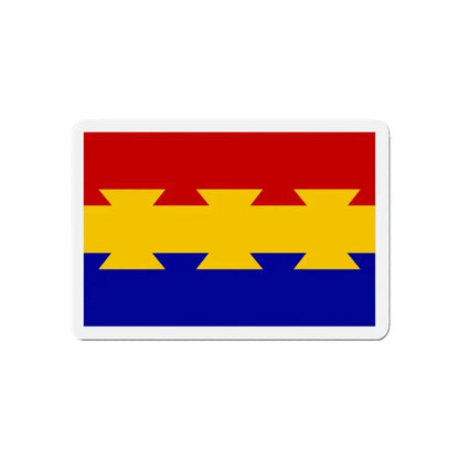 Flag of Nanticoke Pennsylvania - Refrigerator Magnet 5 Inch - The Sticker Space