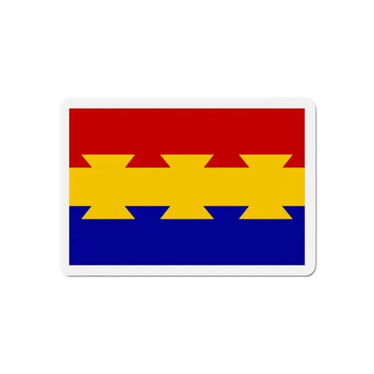 Flag of Nanticoke Pennsylvania - Refrigerator Magnet 6 Inch - The Sticker Space