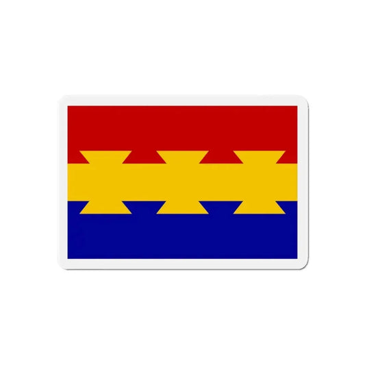 Flag of Nanticoke Pennsylvania - Refrigerator Magnet 6 Inch - The Sticker Space