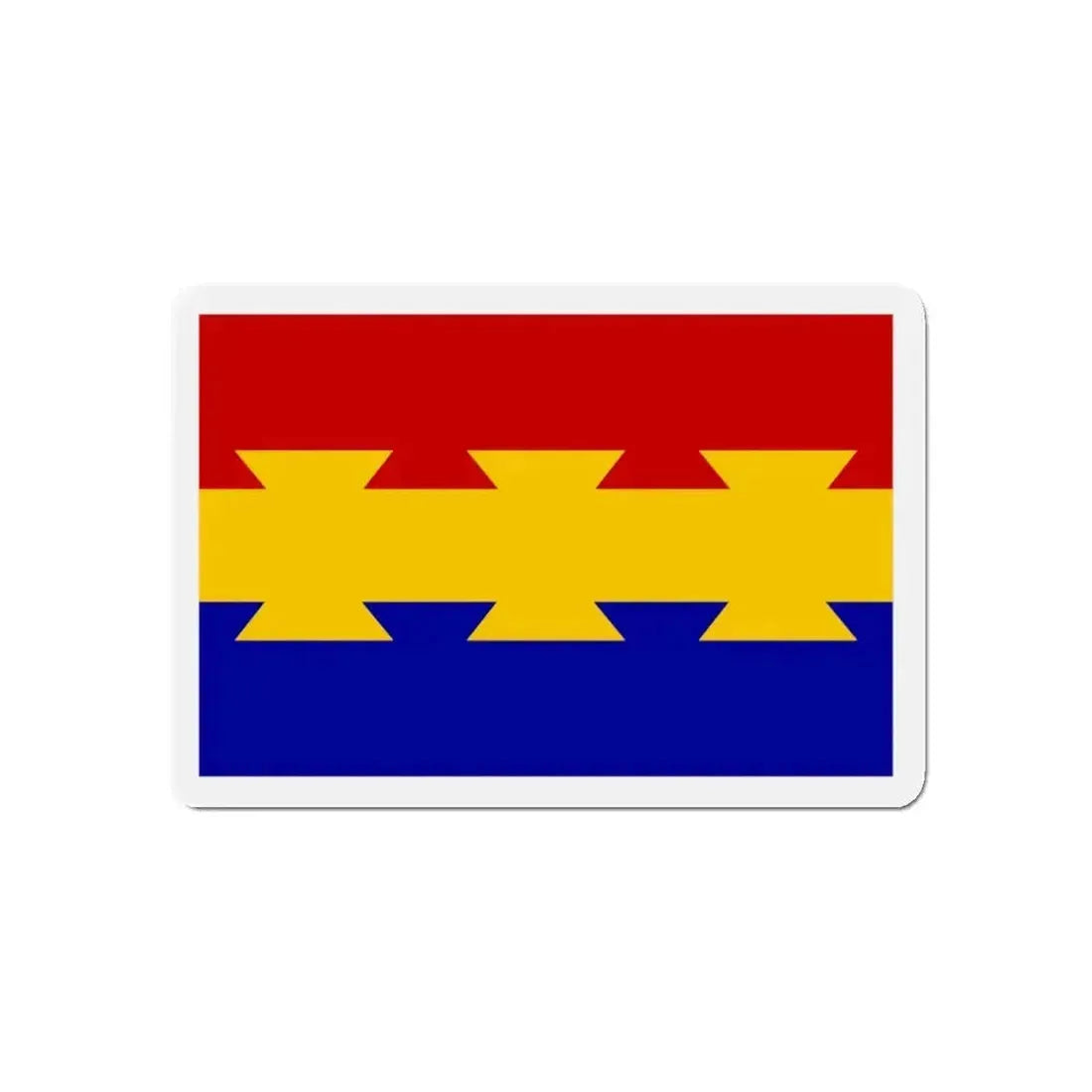 Flag of Nanticoke Pennsylvania - Refrigerator Magnet - The Sticker Space