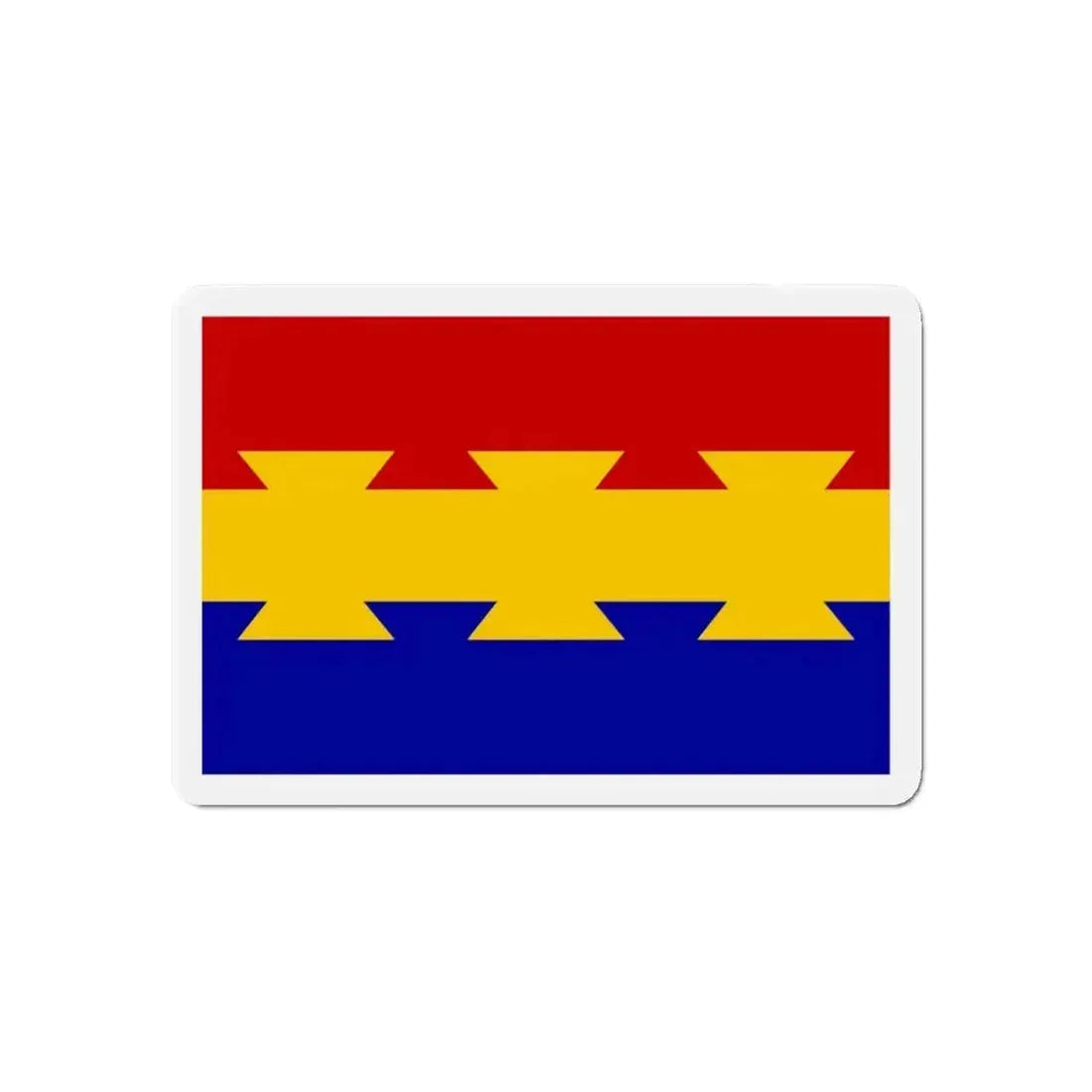 Flag of Nanticoke Pennsylvania - Refrigerator Magnet - The Sticker Space