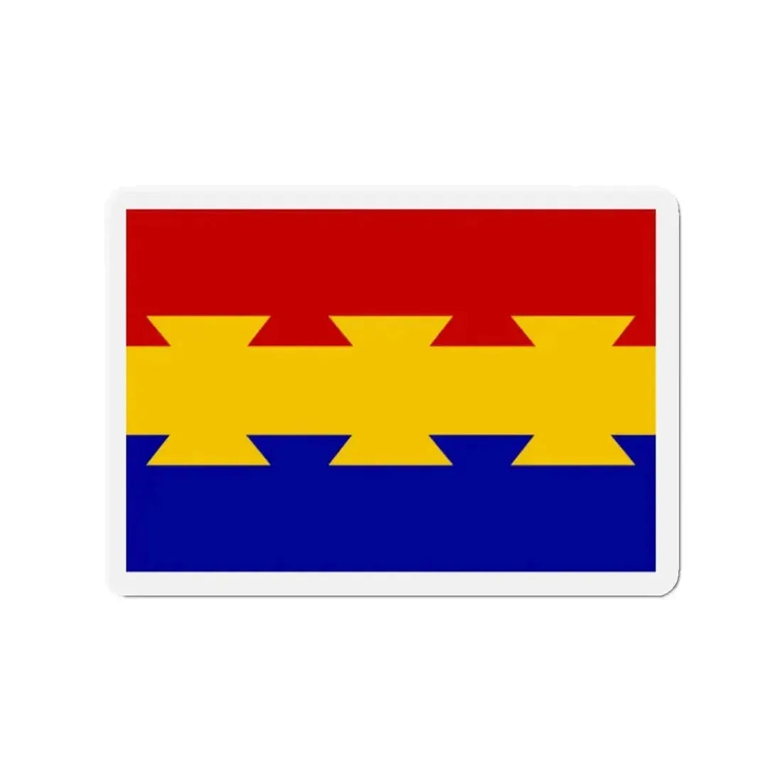 Flag of Nanticoke Pennsylvania - Refrigerator Magnet - The Sticker Space