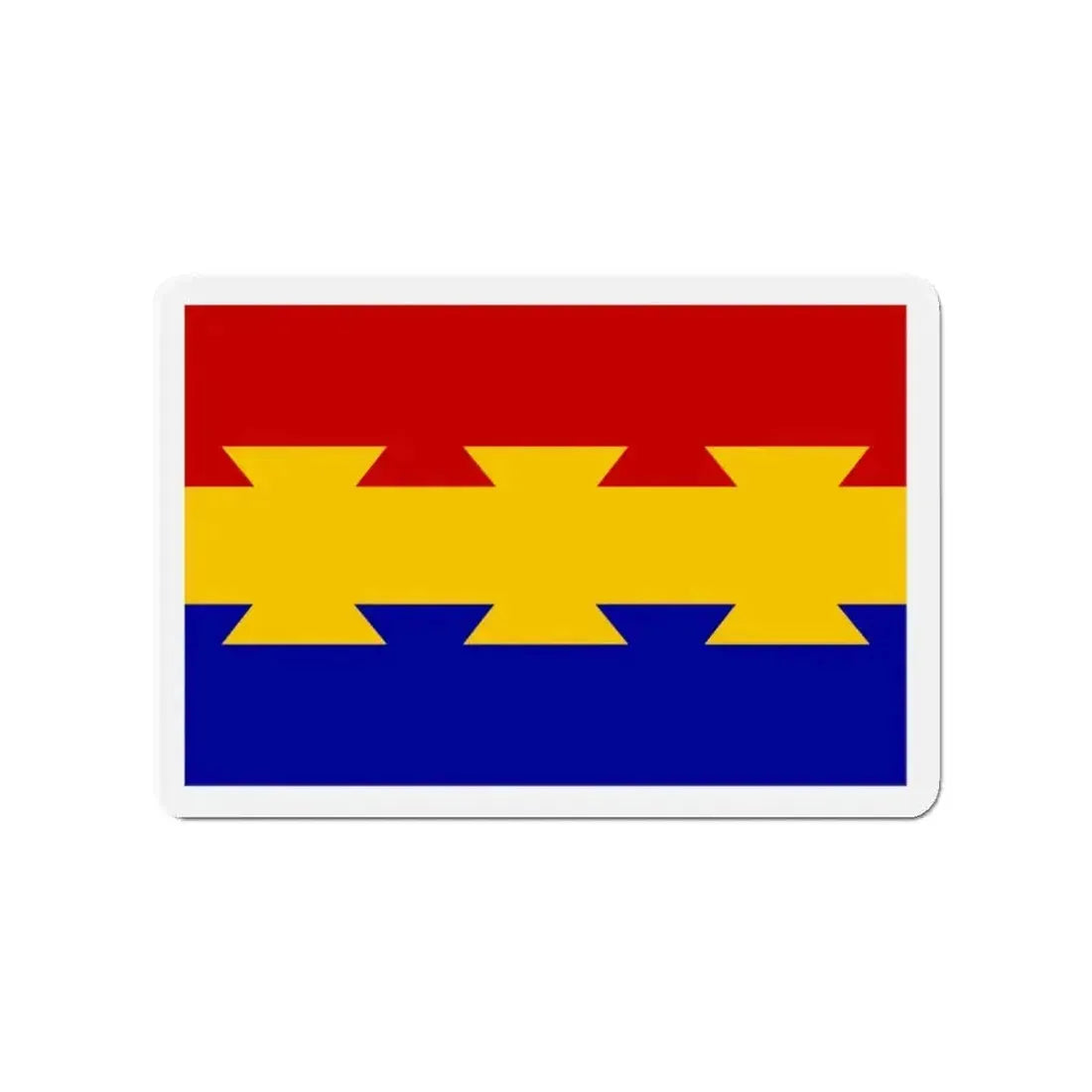 Flag of Nanticoke Pennsylvania - Refrigerator Magnet - The Sticker Space