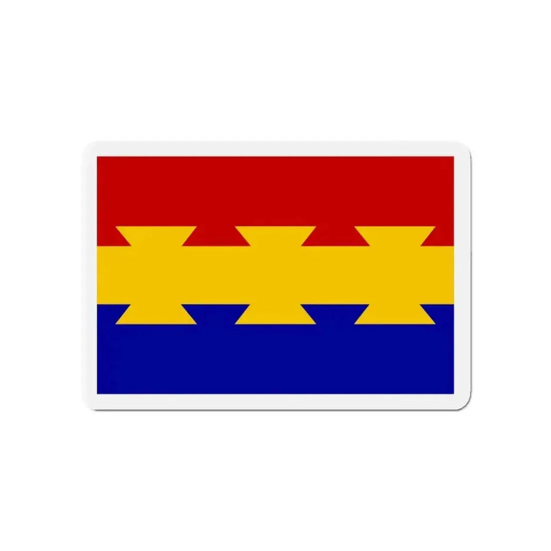 Flag of Nanticoke Pennsylvania - Refrigerator Magnet - The Sticker Space