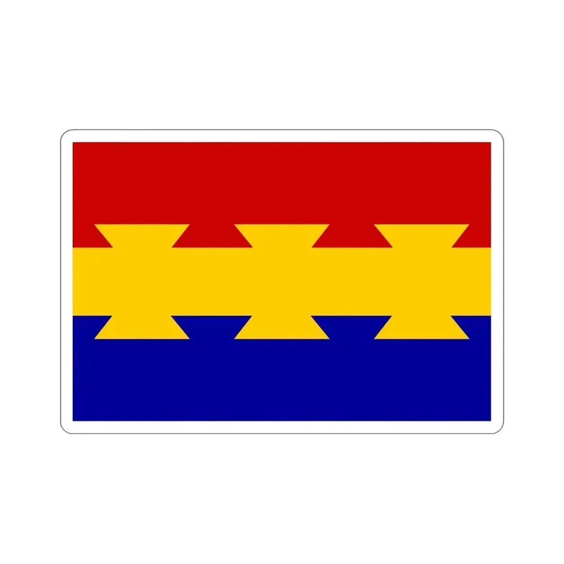 Flag of Nanticoke Pennsylvania USA STICKER Vinyl Die-Cut Decal - The Sticker Space