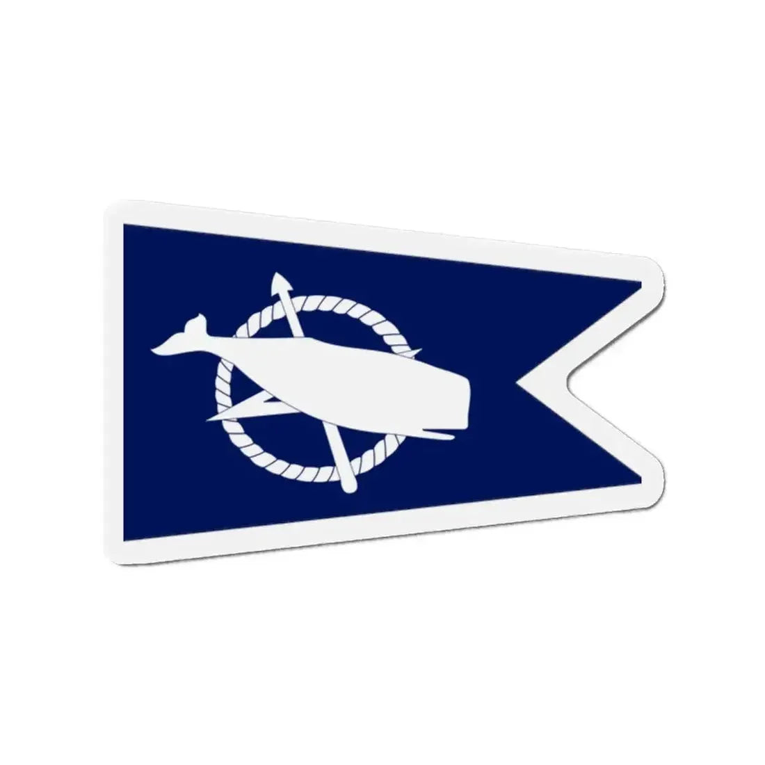 Flag of Nantucket Massachusetts - Refrigerator Magnet - The Sticker Space