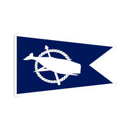 Flag of Nantucket, Massachusetts - STICKER Vinyl Kiss-Cut Decal 2 Inch White - The Sticker Space