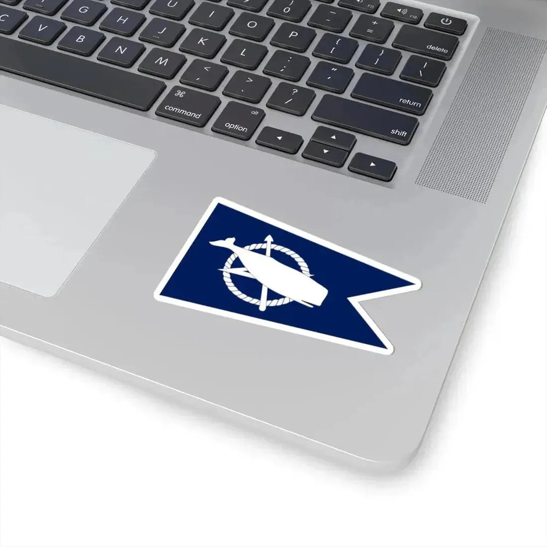 Flag of Nantucket Massachusetts (United States) STICKER Vinyl Kiss-Cut Decal - The Sticker Space