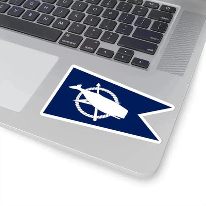 Flag of Nantucket Massachusetts (United States) STICKER Vinyl Kiss-Cut Decal - The Sticker Space