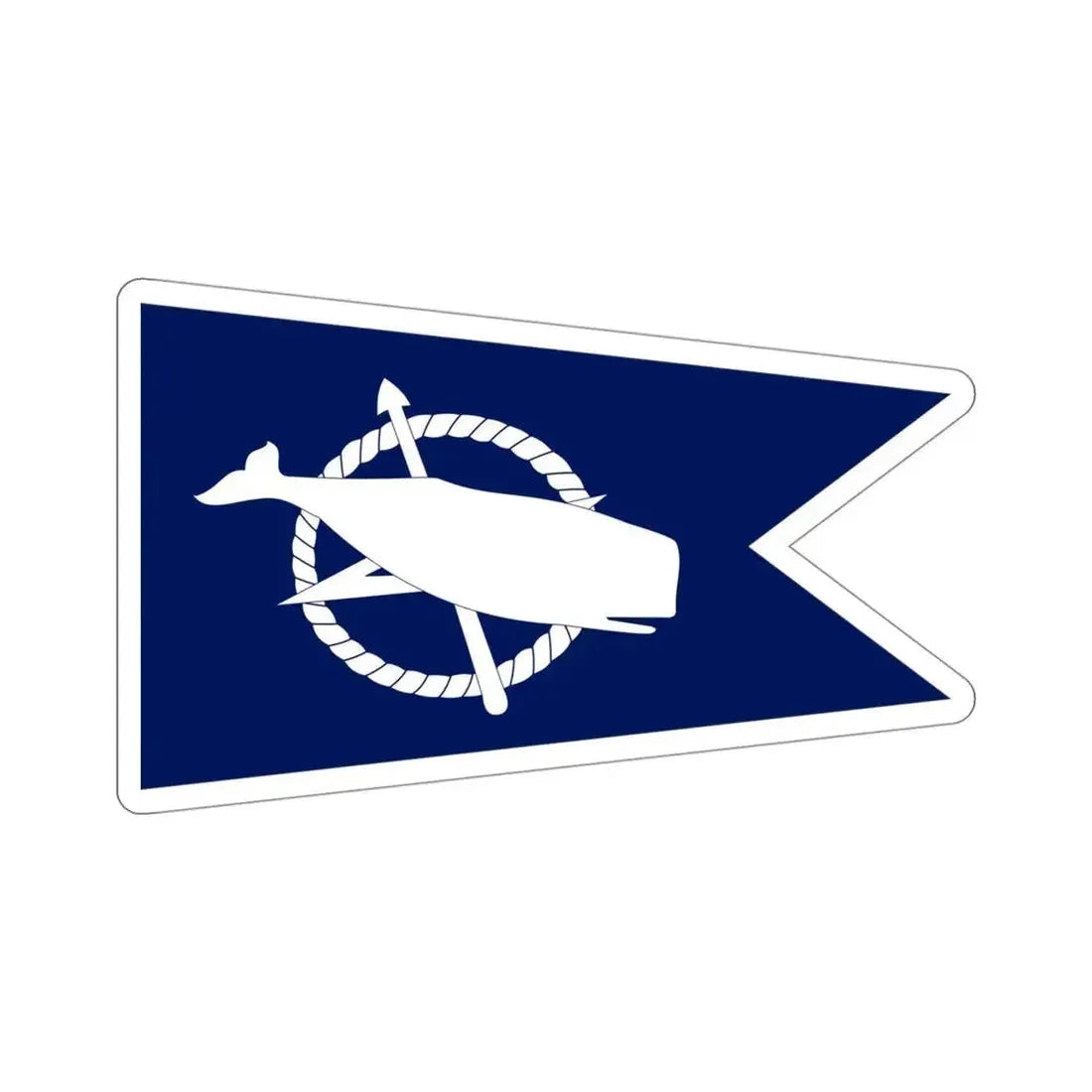Flag of Nantucket Massachusetts USA STICKER Vinyl Die-Cut Decal - The Sticker Space
