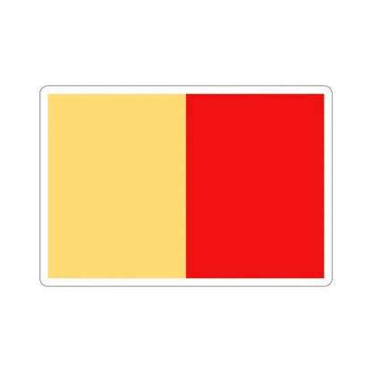 Flag of Naples Italy STICKER Vinyl Die-Cut Decal 6 Inch - The Sticker Space