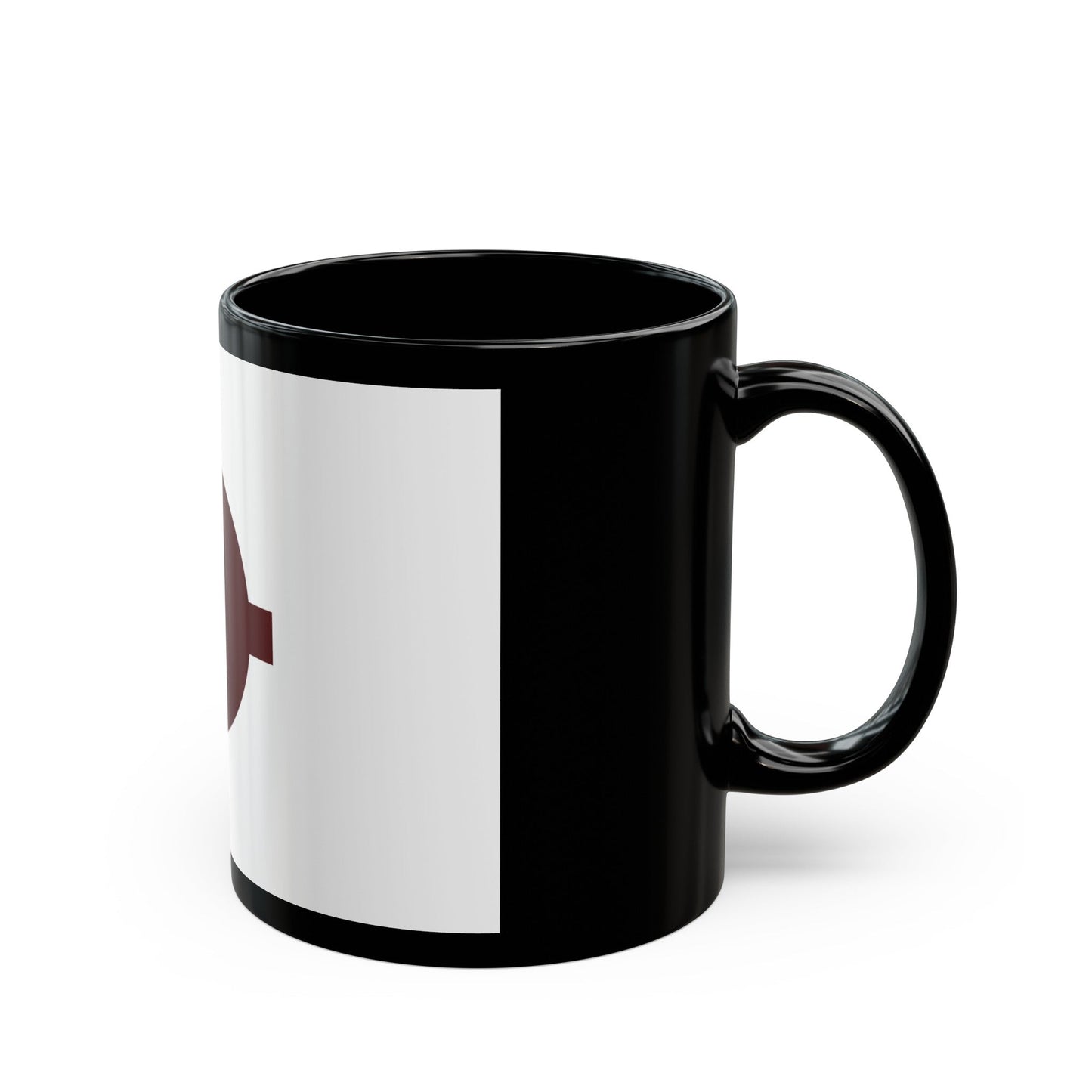 Flag of Nara Prefecture Japan - Black Coffee Mug-The Sticker Space