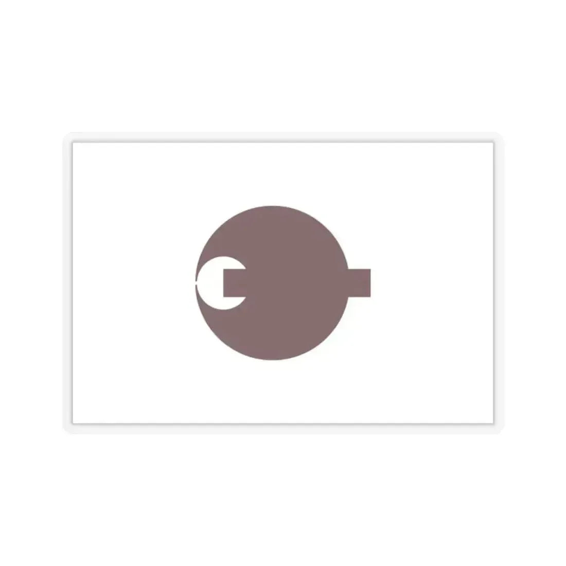 Flag of Nara Prefecture Japan - STICKER Vinyl Kiss-Cut Decal 2 Inch Transparent - The Sticker Space