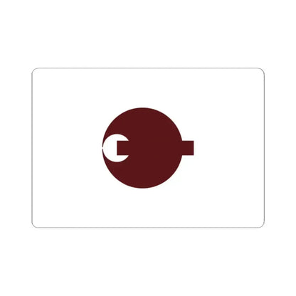Flag of Nara Prefecture Japan - STICKER Vinyl Kiss-Cut Decal 2 Inch White - The Sticker Space