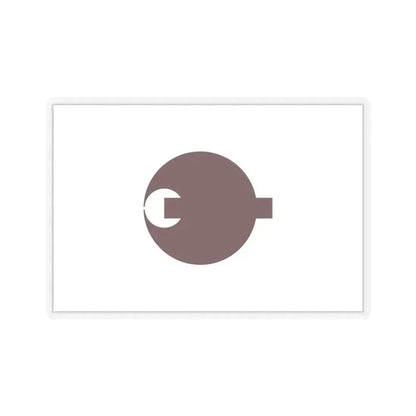 Flag of Nara Prefecture Japan - STICKER Vinyl Kiss-Cut Decal 4 Inch Transparent - The Sticker Space