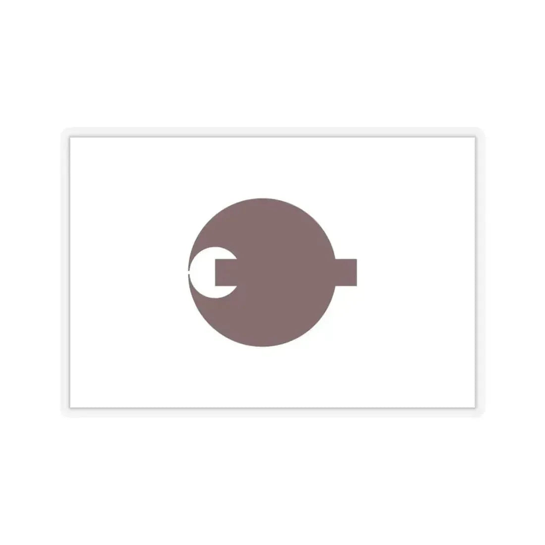 Flag of Nara Prefecture Japan - STICKER Vinyl Kiss-Cut Decal 6 Inch Transparent - The Sticker Space