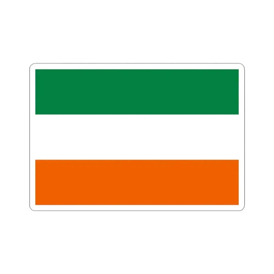 Flag of Naranjito (Ecuador) STICKER Vinyl Kiss-Cut Decal 3 Inch White - The Sticker Space