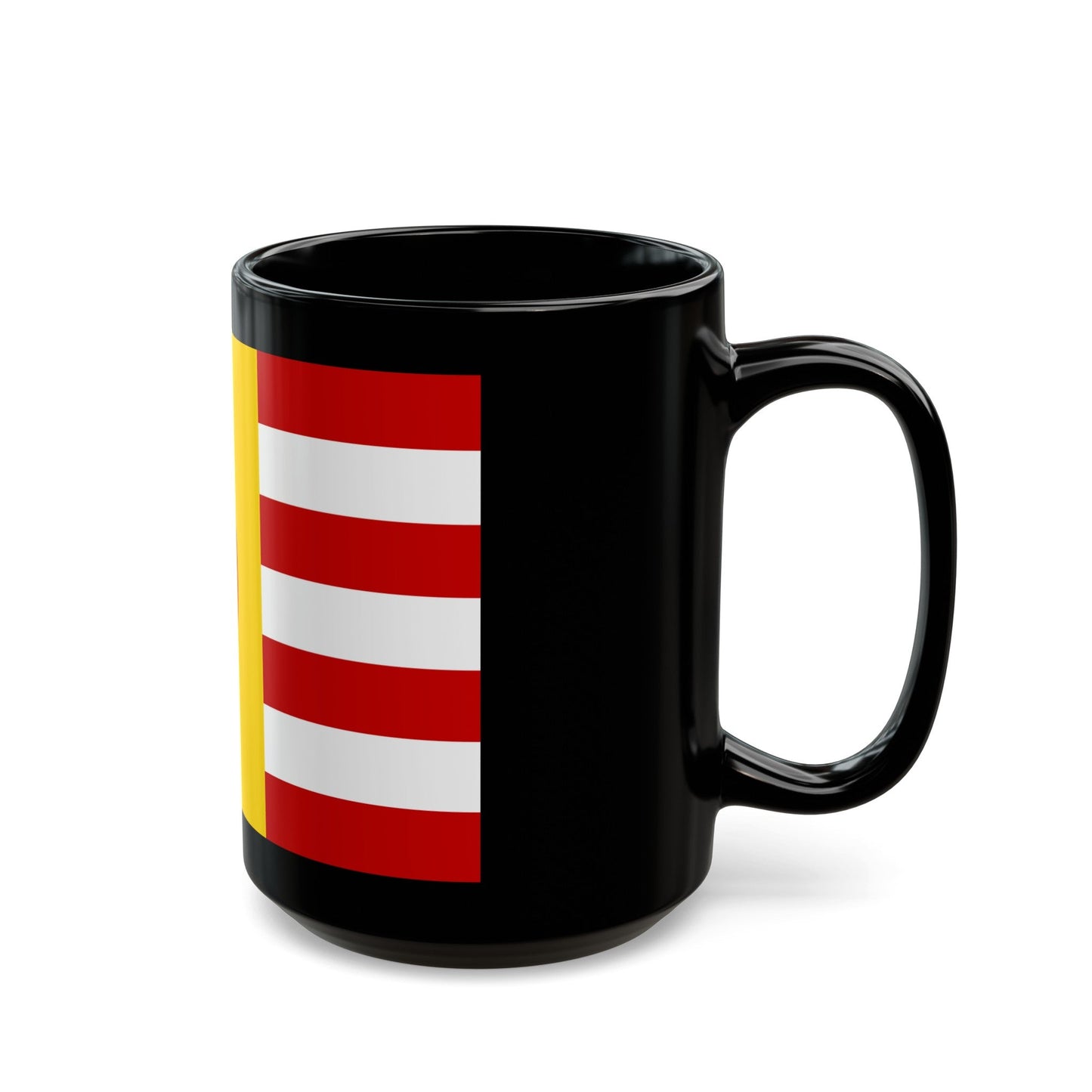 Flag of Naratiwat Province Thailand - Black Coffee Mug-The Sticker Space