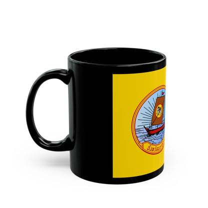 Flag of Naratiwat Province Thailand - Black Coffee Mug-The Sticker Space