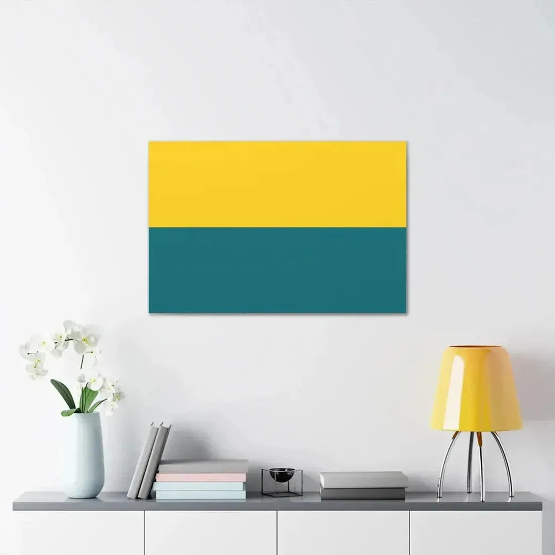 Flag of Narva Estonia - Canvas Wall Art - The Sticker Space