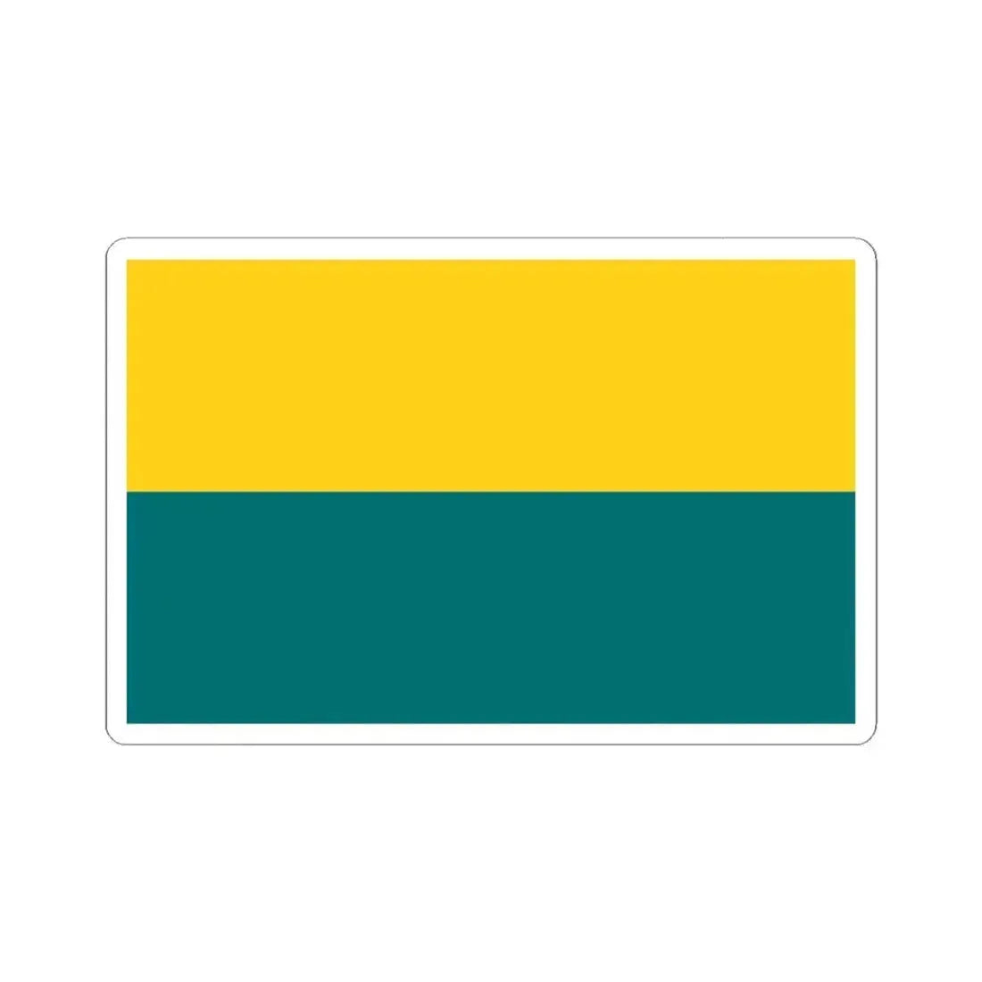 Flag of Narva Estonia - STICKER Vinyl Kiss-Cut Decal 2 Inch White - The Sticker Space