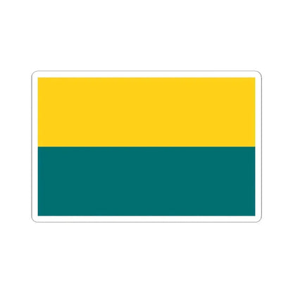 Flag of Narva Estonia - STICKER Vinyl Kiss-Cut Decal 2 Inch White - The Sticker Space