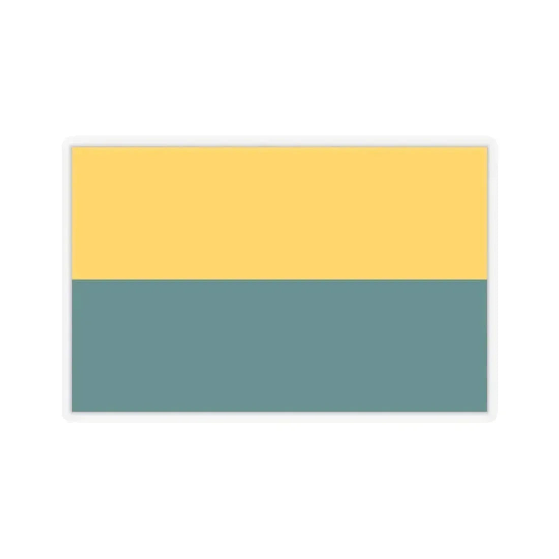 Flag of Narva Estonia - STICKER Vinyl Kiss-Cut Decal 3 Inch Transparent - The Sticker Space