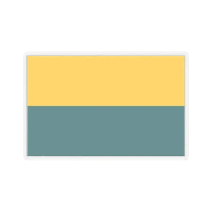 Flag of Narva Estonia - STICKER Vinyl Kiss-Cut Decal 3 Inch Transparent - The Sticker Space