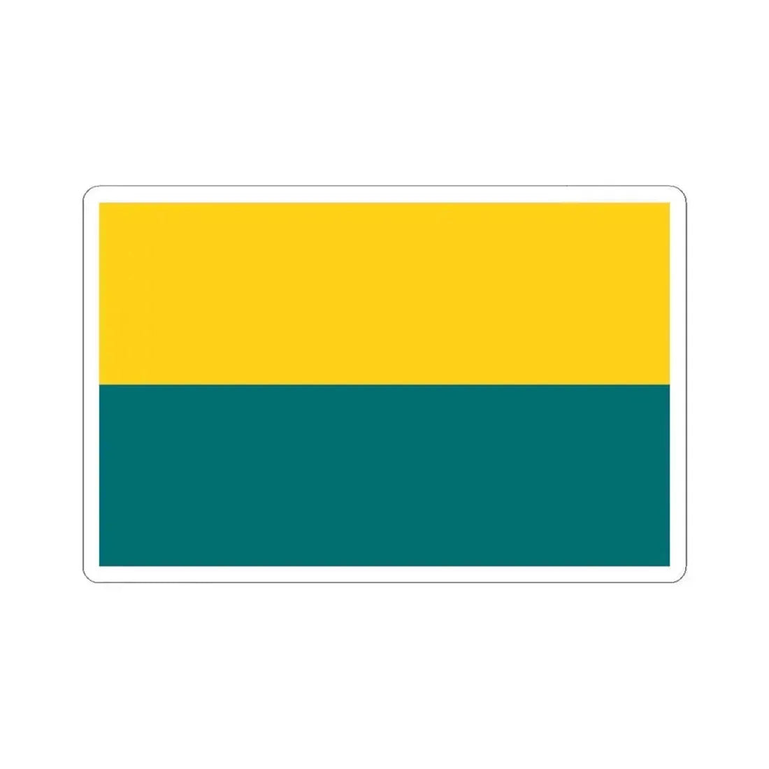 Flag of Narva Estonia - STICKER Vinyl Kiss-Cut Decal 3 Inch White - The Sticker Space