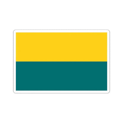 Flag of Narva Estonia - STICKER Vinyl Kiss-Cut Decal 3 Inch White - The Sticker Space