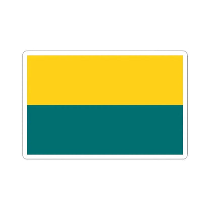 Flag of Narva Estonia - STICKER Vinyl Kiss-Cut Decal 4 Inch White - The Sticker Space