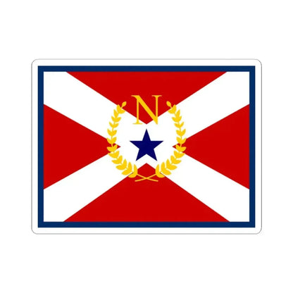 Flag of Nashville 1961-1964 (United States) STICKER Vinyl Kiss-Cut Decal 2 Inch White - The Sticker Space