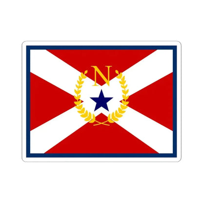 Flag of Nashville 1961-1964 (United States) STICKER Vinyl Kiss-Cut Decal 3 Inch White - The Sticker Space