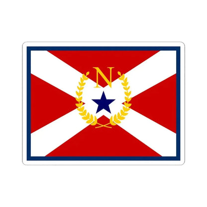 Flag of Nashville 1961-1964 (United States) STICKER Vinyl Kiss-Cut Decal 4 Inch White - The Sticker Space