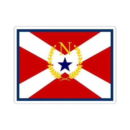 Flag of Nashville 1961-1964 (United States) STICKER Vinyl Kiss-Cut Decal 6 Inch White - The Sticker Space