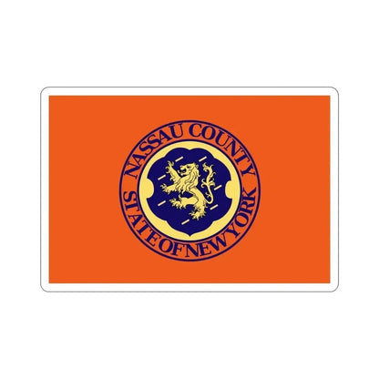 Flag of Nassau County New York STICKER Vinyl Die-Cut Decal 5 Inch - The Sticker Space